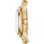 Michael Kors Women's Runway Quartz Watch with Stainless-Steel-Plated Strap, Gold