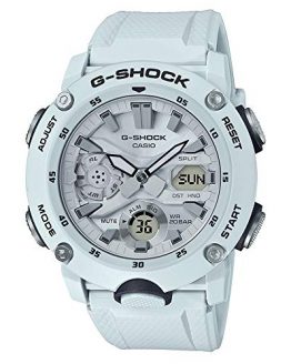 G-Shock Men's GA2000S Carbon Core Guard Analog-Digital Watch (One Size, White (7A))