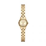 Michael Kors Women's Runway Quartz Watch with Stainless-Steel-Plated Strap, Gold, 8 (Model: MK6592)