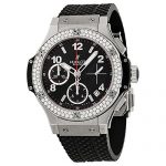 Hublot Big Bang Black Dial Automatic Black Rubber Mens Watch 342SX130RX114