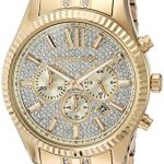 Michael Kors Men's Analog-Quartz Watch with Stainless-Steel Strap, Gold, 22 (Model: MK8579)