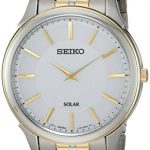 Seiko Men's Quartz Stainless Steel Casual Watch, Color:Two Tone (Model: SUP864)