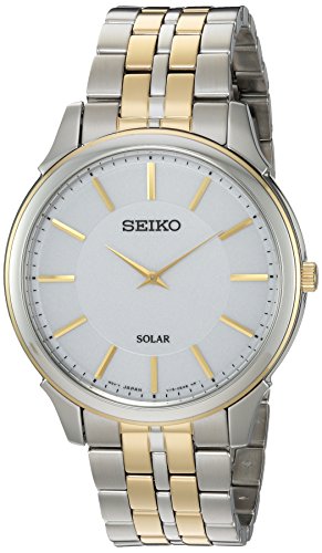 Seiko Men's Quartz Stainless Steel Casual Watch, Color: Two Tone Best ...