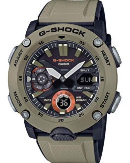 Men's Casio G-Shock Carbon Core Guard Beige Resin Band Watch GA2000-5A