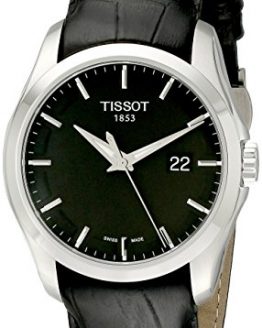 Tissot Men's Couturier Black Dial Strap Watch