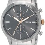 Fossil Men's Townsman Quartz Watch with Stainless-Steel Strap, Silver, 10 (Model: FS5407)