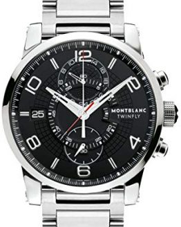 Montblanc TIMEWALKER Black Dial Mens Watch 104286-N