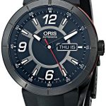 Oris Men's 73576514764RS TT1 diver Analog Display Swiss Automatic Black Watch