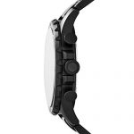 Fossil Men's Nate Quartz Stainless Steel Chronograph Watch, Color: Black