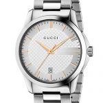 Gucci G-Timeless Silver Dial Stainless Steel Quartz Male Watch