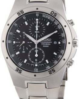 Seiko SE-SND419 Titanium Chronograph 100M WR Watch