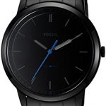 Fossil Men's The Minimalist Quartz Stainless Steel Dress Watch, Color: Black (Model: FS5308)