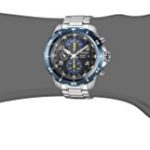 Seiko Men's Chronograph Japanese-Quartz Watch with Stainless-Steel Strap, Silver