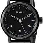 NIXON Stark A1194 - All Black/White - 102M Water Resistant Men's Analog Classic Watch (42mm Watch Face, 22mm-20mm Stainless Steel Band)