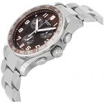 Victorinox Swiss Army Classic Brown Dial SS Chrono Quartz