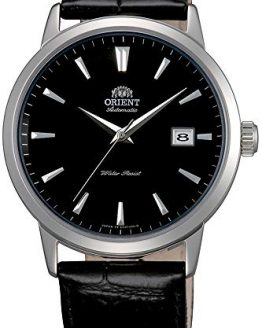 Orient Mens Analogue Automatic Watch with Leather Strap FER27006B0