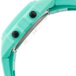 Freestyle Unisex Classic Green Case Digital Silicone Strap Watch