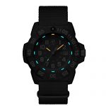 Luminox Men's SEA Stainless Steel Swiss-Quartz Watch with Nylon Strap, Green
