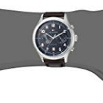 Tommy Hilfiger Men's Casual Sport Quartz Watch with Leather Strap, Brown
