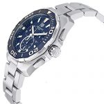 Dive into Precision – Tag Heuer Aquaracer Chronograph Blue Dial 43mm