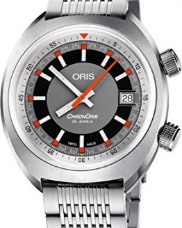Oris Chronoris Automatic Movement Grey Dial Men's Watch 73377374053MB