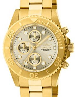 Invicta Men's 1774 Pro-Diver Collection 18k Gold Ion-Plated Stainless Steel Watch