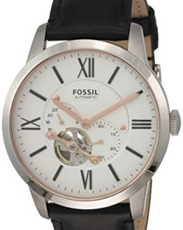 Fossil Men's ME3104 Automatic Self-Wind Watch with Black Strap