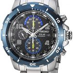 Seiko Men's Chronograph Japanese-Quartz Watch with Stainless-Steel Strap, Silver