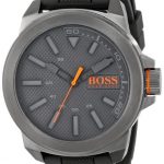 HUGO BOSS Orange Men's 1513005 New York Stainless Steel and Silicone Watch