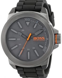 HUGO BOSS Orange Men's 1513005 New York Stainless Steel and Silicone Watch