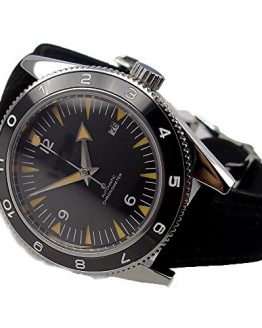 DEBERT 41MM Black Dial Sapphire Crystal Ceramic Bezel Miyota Automatic Movement Men's Wrist Watches