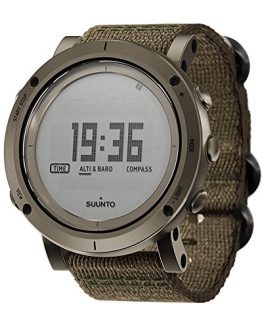 Suunto Essential Slate Digital Dial SS Textile Quartz Men's Watch SS021217000