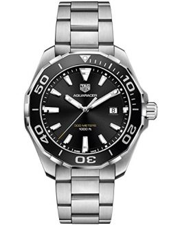 Tag Heuer Aquaracer 300M Quartz Black Dial Mens Watch WAY101A.BA0746