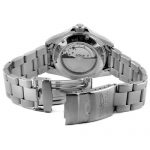 Invicta Men's Pro Diver Collection Automatic Watch, Silver-Tone/Black Dial/Half Open Back