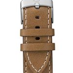 Timex Expedition Scout Cream Dial Leather Strap Men's Watch