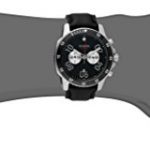 Nixon Men's Ranger Chrono Leather Analog Display Quartz Black Watch