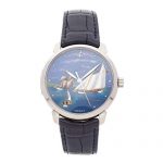 Ulysse Nardin Classico Mechanical (Automatic) Blue Dial Mens Watch 8150-111-2/AMER (Certified Pre-Owned)