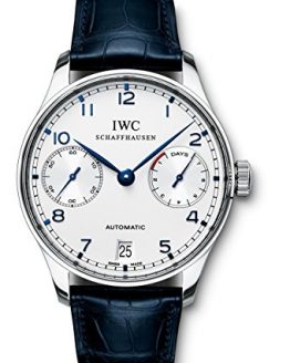 IWC Men's Swiss Automatic Watch with Stainless Steel Strap, Black (Model: IW500107)