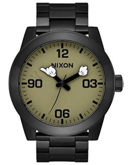 Nixon Men's Corporal SS Disney Collection Black/Surplus/Mickey Arms One Size