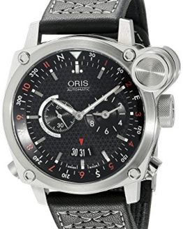 Oris Men's 690 7615 4154LS BC4 Flight Timer Automatic Black Dial Watch