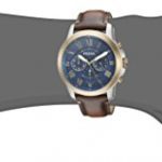 Fossil Men's Grant Chronograph Dark Brown Leather Watch