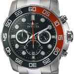 Invicta Men's Pro Diver Quartz Watch with Stainless-Steel Strap, Silver, 10 (Model: 22230)