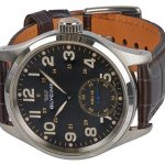Glycine KMU 48 Kriegs Marine Uhren Manual Wind Stainless Steel Mens Watch
