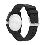 Hugo Men's #Play Quartz TR90 and Rubber Strap Casual Watch, Color: Black