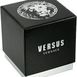 Versus by Versace Men's Admiralty Stainless Steel Quartz Watch with Leather Calfskin Strap