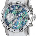 Invicta Men's 'Pro Diver' Quartz Stainless Steel and Polyurethane Casual Watch, Color: White(Model: 24829)