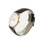 Orient Capital Quartz Rose Goldtone Dress Watch with Day and Date UG1R005W