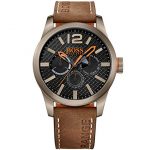 BOSS Orange Men's 1513240 PARIS Japanese Quartz Brown Watch with Analog Display