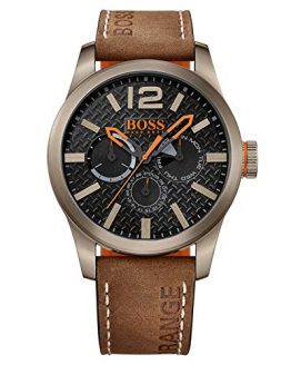 BOSS Orange Men's 1513240 PARIS Japanese Quartz Brown Watch with Analog Display