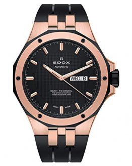 Edox Gents-Wristwatch Delfin Day-Date Date Weekday Analog Automatic 88005 357RNCA NIR